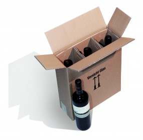 3er PTZ Weinverpackung Flaschenverpackung
