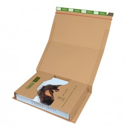 Buchverpackung Grnmarie A4 - 302 x 215 x - 80mm, braun, nachhaltig