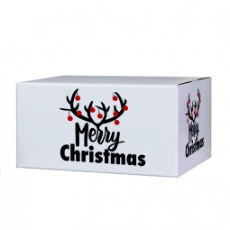 Weihnachtskartons Christmas Bells 300x215x140mm, wei B 1.3
