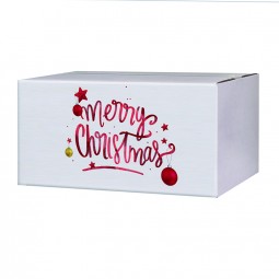 Weihnachtskartons Magic Christmas 400x300x200mm, B 1.3, Grundfarbe weiss