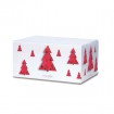 Weihnachtskartons Tannenbaum 300x215x140mm, weiß B 1.3
